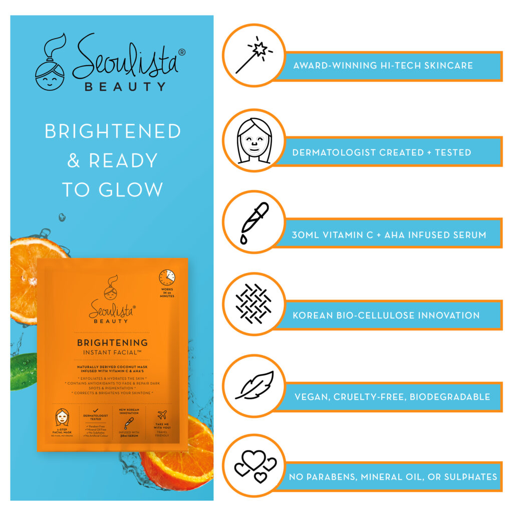 Seoulista Beauty – Brightening Instant Facial