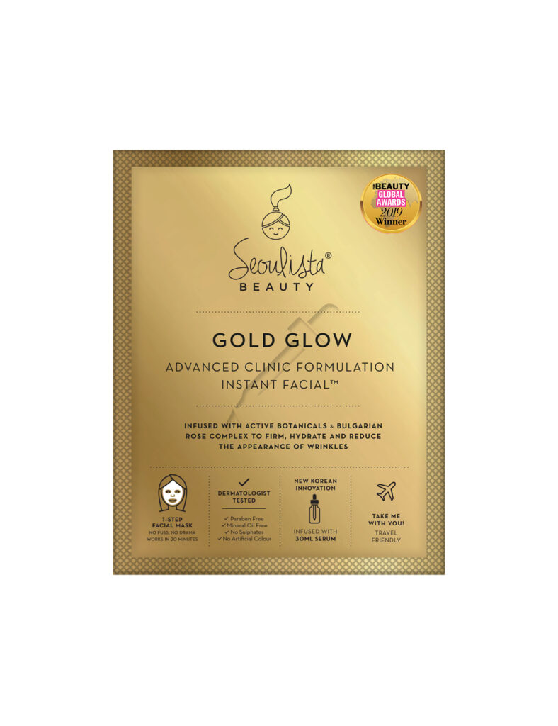 Seoulista Beauty – Gold Glow Advanced Instant Facial
