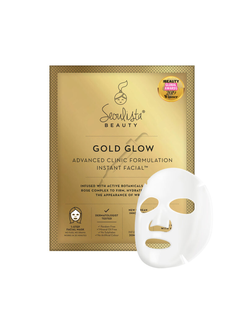 Seoulista Beauty – Gold Glow Advanced Instant Facial