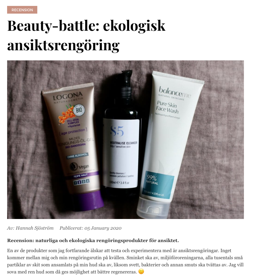 Naturligt Snygg – January 2020